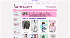 Desktop Screenshot of dresscorner.com